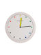 Nextime Ceas de Perete Plastic Alb