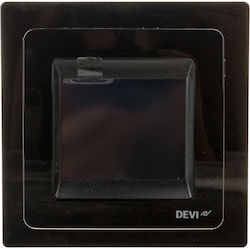 Danfoss DEVIreg Touch Pure Black Digital Termostat Spațiu cu Ecran Tactil