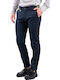 Trousers Chino Elastic in Slim Fit Blue