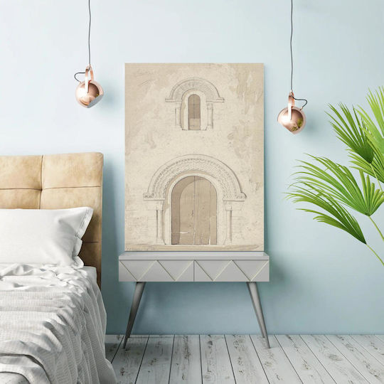 West Doorway And Window In The Church Of Ham Near Valognes, Normandy