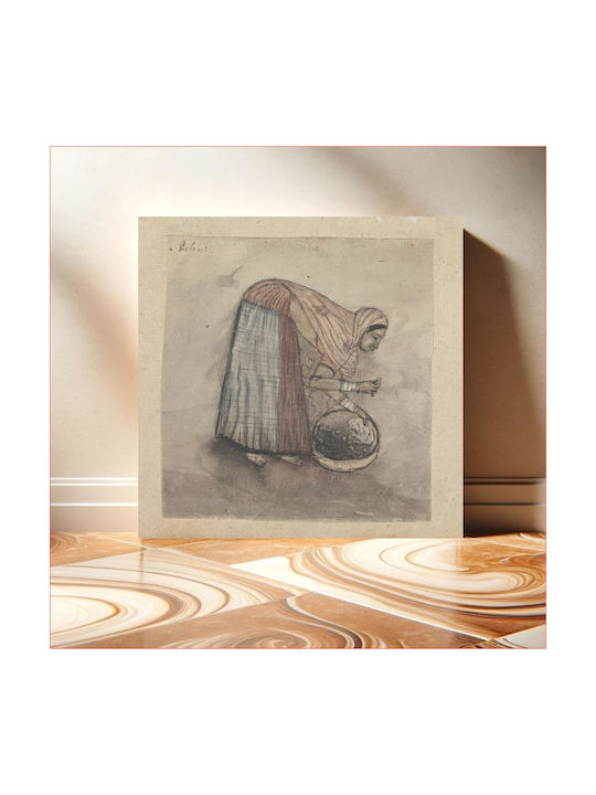 Bending Over Πίνακας σε Καμβά 110x110cm