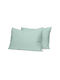 Sunshine Cotton Feelings Kissenbezug mit Umschlagumschlag Aqua 105 50x70cm.