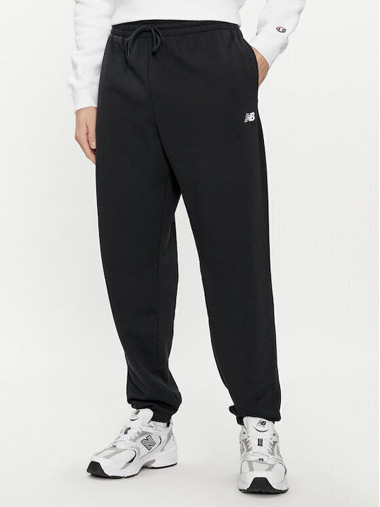 New Balance Men's Sweatpants with Rubber Black