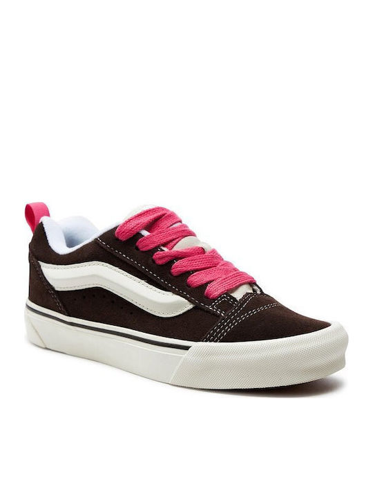 Vans Knu Skool Damen Sneakers Brown / True White