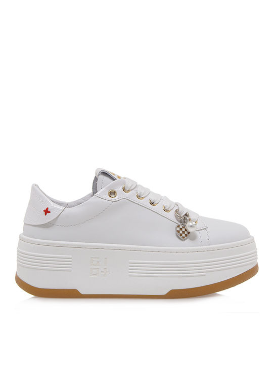 Gio+ Γυναικεία Sneakers Λευκο