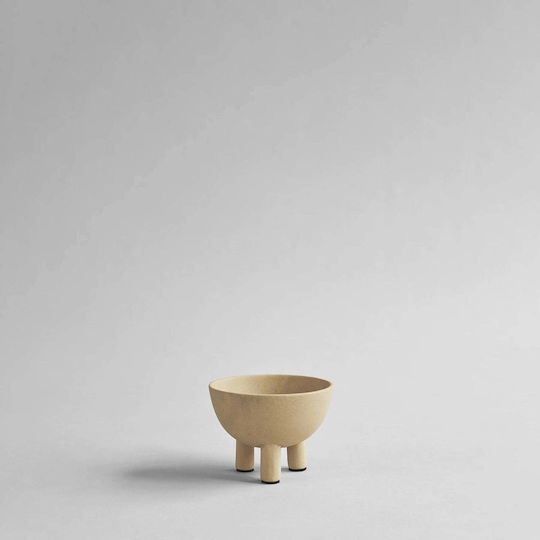 101 Copenhagen Διακοσμητικό Μπωλ Κεραμικό Μπεζ 12x12x9cm