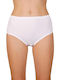 Diana Cotton High Waist Women's Slip 3Pack White