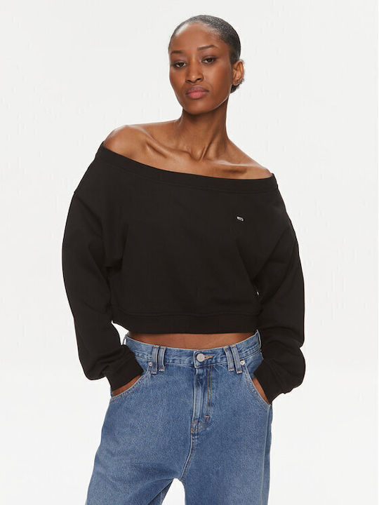 Tommy hilfiger women's new arrivals cropped sweatshirt