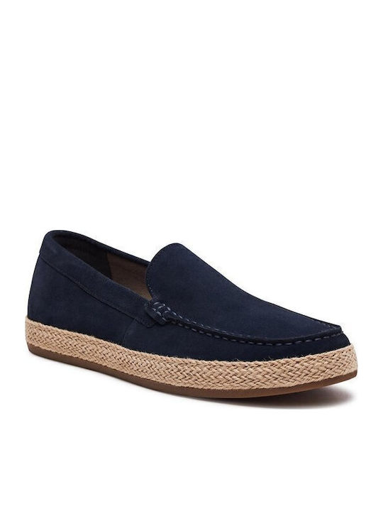 U Pantelleria Suede Ανδρικές Εσπαντρίγιες σε Μπλε Χρώμα