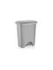 Chios Hellas Plastic Waste Bin with Pedal Grey 30L