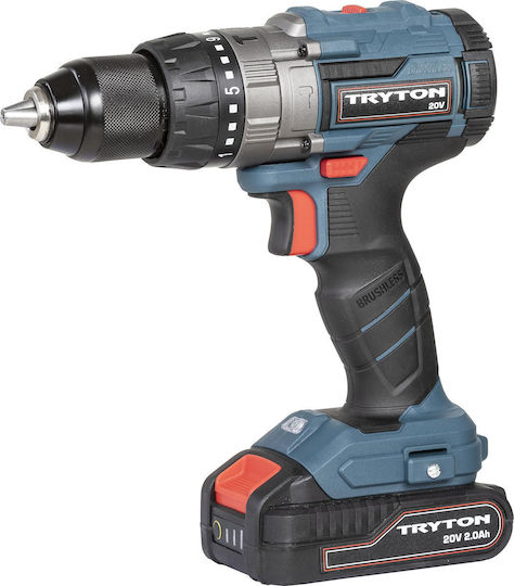 Tryton TBLV202 Percussive Drill Driver Battery 20V 2x2Ah