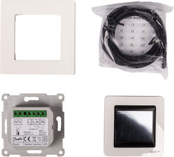 Danfoss DEVIreg Touch Pure White Digital Termostat Spațiu cu Ecran Tactil