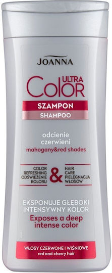 Joanna Ultra Color Red & Mahogany Σαμπουάν Διατήρησης Χρώματος για Βαμμένα Μαλλιά 200ml