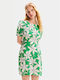 Desigual Summer Mini Dress Green