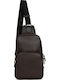 Leather Waist Bag Brown