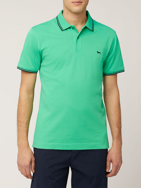 Harmont & Blaine Ανδρική Μπλούζα Κοντομάνικη Polo Green