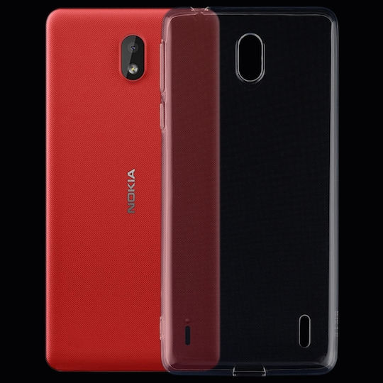 Ultrathin Задна корица Силикон / Пластмаса 0.75мм Прозрачен (Nokia 1 Plus)