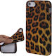 Leopard Series Back Cover Σιλικόνης Κίτρινο (iPhone 5/5s/SE)