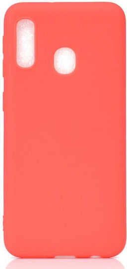 Candy Color Задна корица Силикон Червен (Galaxy A20e)