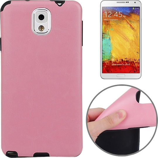 Texture Back Cover Silicone / Plastic Pink (Samsung Galaxy Note III)