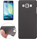 Ultra-thin Umschlag Rückseite Kunststoff / Silikon 0.3mm Schwarz (Samsung Galaxy A7)