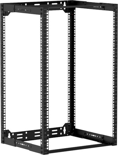 Caymon Επιτοίχια Καμπίνα Rack 18U Μαύρο OPR318A/B
