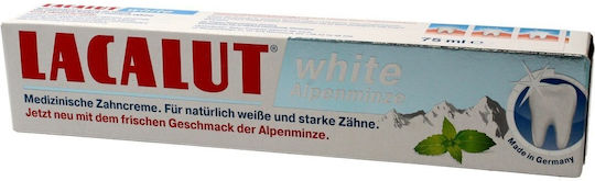 Lacalut White Alpenminze Οδοντόκρεμα για Λεύκανση 75ml