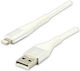 Logo Collection USB-A zu Lightning Kabel Weiß 1m