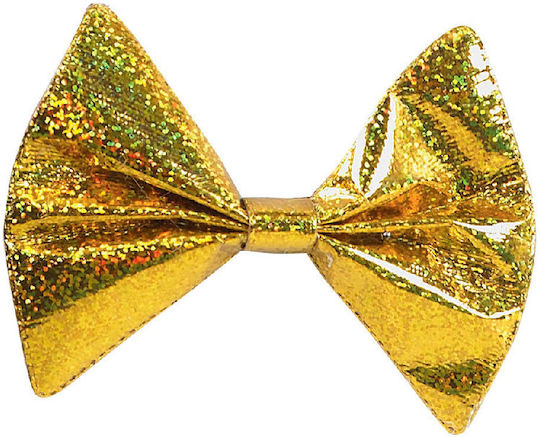 Metallic Carnival Bow Tie Gold