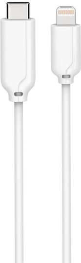 Microconnect Редовна USB-C към Lightning кабел Бял 2м (USB3.1CL2)
