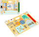 Ecotoys Sensory Manipulation Board Educational Game Knowledge made of Wood