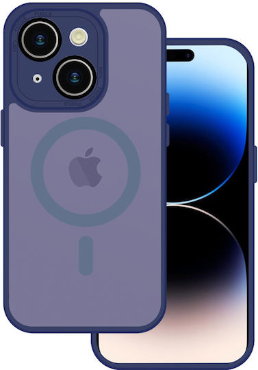 Tel Protect Umschlag Rückseite Kunststoff Marineblau (iPhone 15 Plus / 16 Plus)