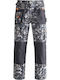 Kapriol Smart Camo Work Trousers Gray