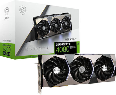 MSI GeForce RTX 4080 Super 16GB GDDR6X Suprim X Placă Grafică