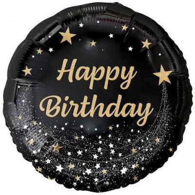 Balloon Foil Birthday-Celebration Black