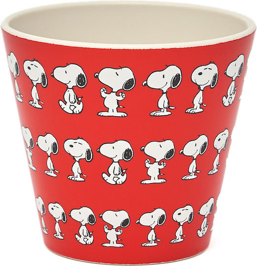 QuyCup Snoopy Mug Ceramic with Lid Multicolored 90ml 1pcs