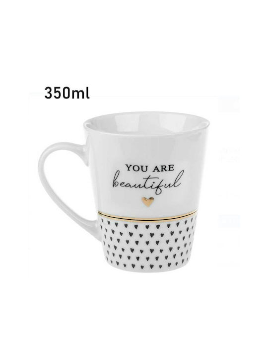 You Tasse Keramik Weiß 350ml 1Stück