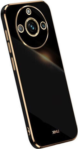 Xinli Electroplated Gold Edge Back Cover Σιλικόνης Χρυσό (Realme 11 Pro / 11 Pro+)