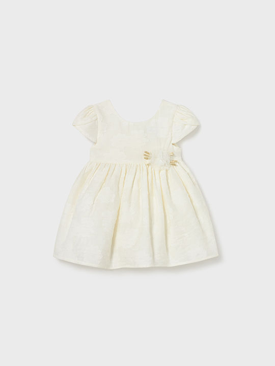 Mayoral Kids Dress ecru