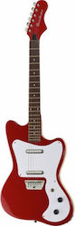 Danelectro 67 Roșie Chitară Electrică Danelectro 67 Roșie Chitară Electrică