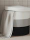 vidaXL Storage Basket Fabric with Lid Multicolour 40x40x35cm 1pcs