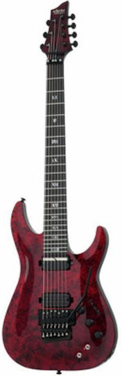 Schecter C-7 Fr Electric Guitar with S Pickup Configuration Red