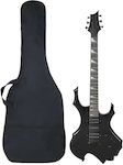 vidaXL Electric Guitar in Black Color