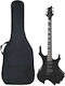 vidaXL Elektrische Gitarre in Schwarz Farbe mit Hülle