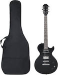 vidaXL Elektrische Gitarre in Schwarz Farbe mit Hülle