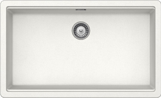 Schock Cristalite Manhattan 30080U-1301E Drop-In Chiuvetă din Granit Sintetic L75xW45.6cm Alb