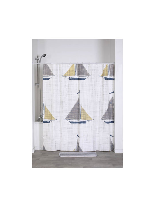 Eurocasa Shower Curtain 180x180cm White