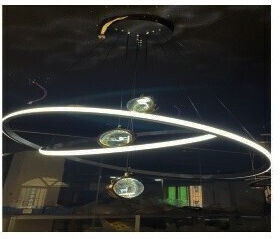LED Κρεμαστό Φωτιστικό Μαύρο