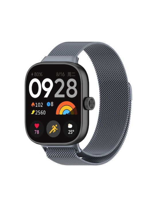 Milan Armband Rostfreier Stahl Gray (Redmi Watch 4 / Redmi Watch 5)