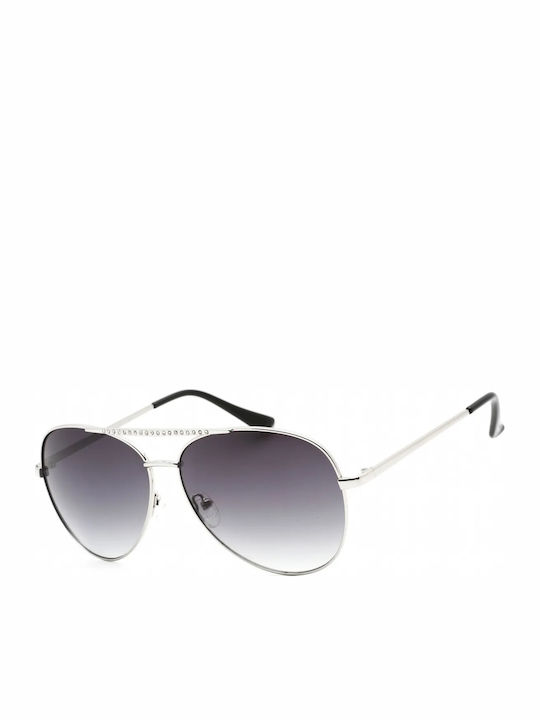 Guess Unisex Sonnenbrillen mit Schwarz Metallischer Rahmen und Gray Verlaufsfarbe Gläser GF0399 01B
